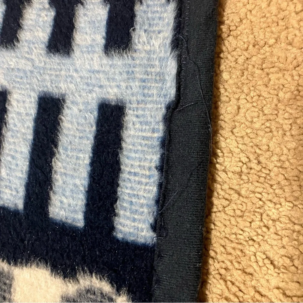 VTG 1986 Vuteks for‎ Crown Crafts Farm Animal Blanket Heavy Fleece 55x70